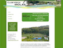 Tablet Screenshot of clubhipicoirolas.com